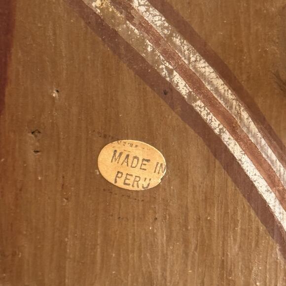 Peruvian Clay Figurine Four Musicians Flute Folk Art Inca Village Band Red Clay - Picture 8 of 8